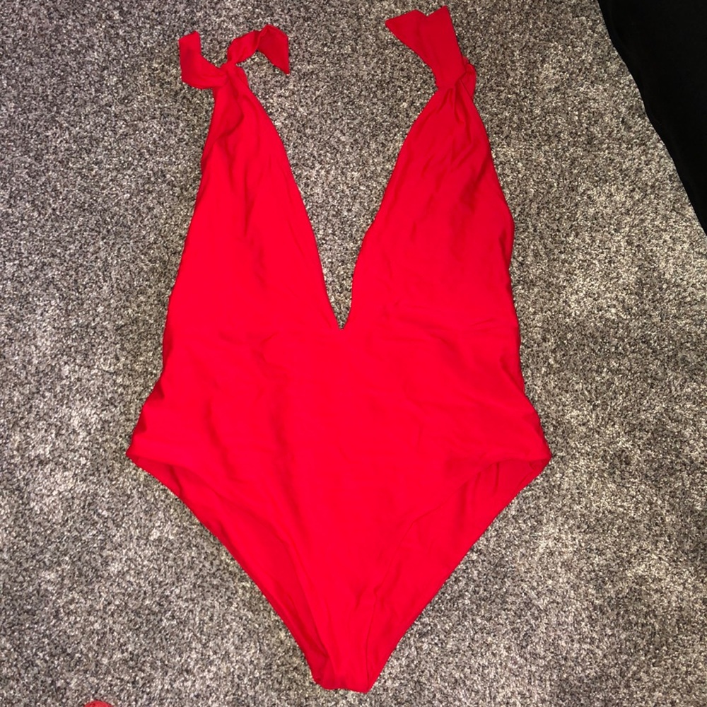 Deep V one piece